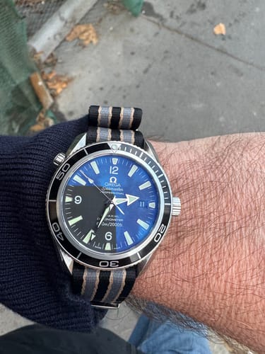 Customer photo review of NTTD Bond Nylon Watch Strap