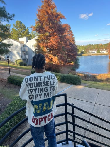 Customer photo review of Omirad “COPYCAT WAR” Heavy Waffle Long Sleeve