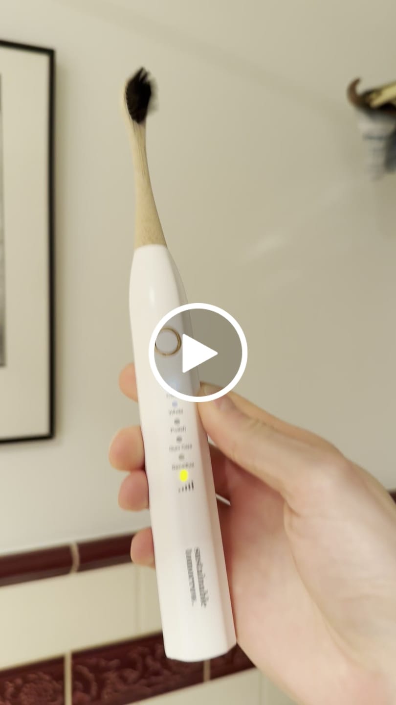 Customer video review of Zen Bamboo Electric Toothbrush