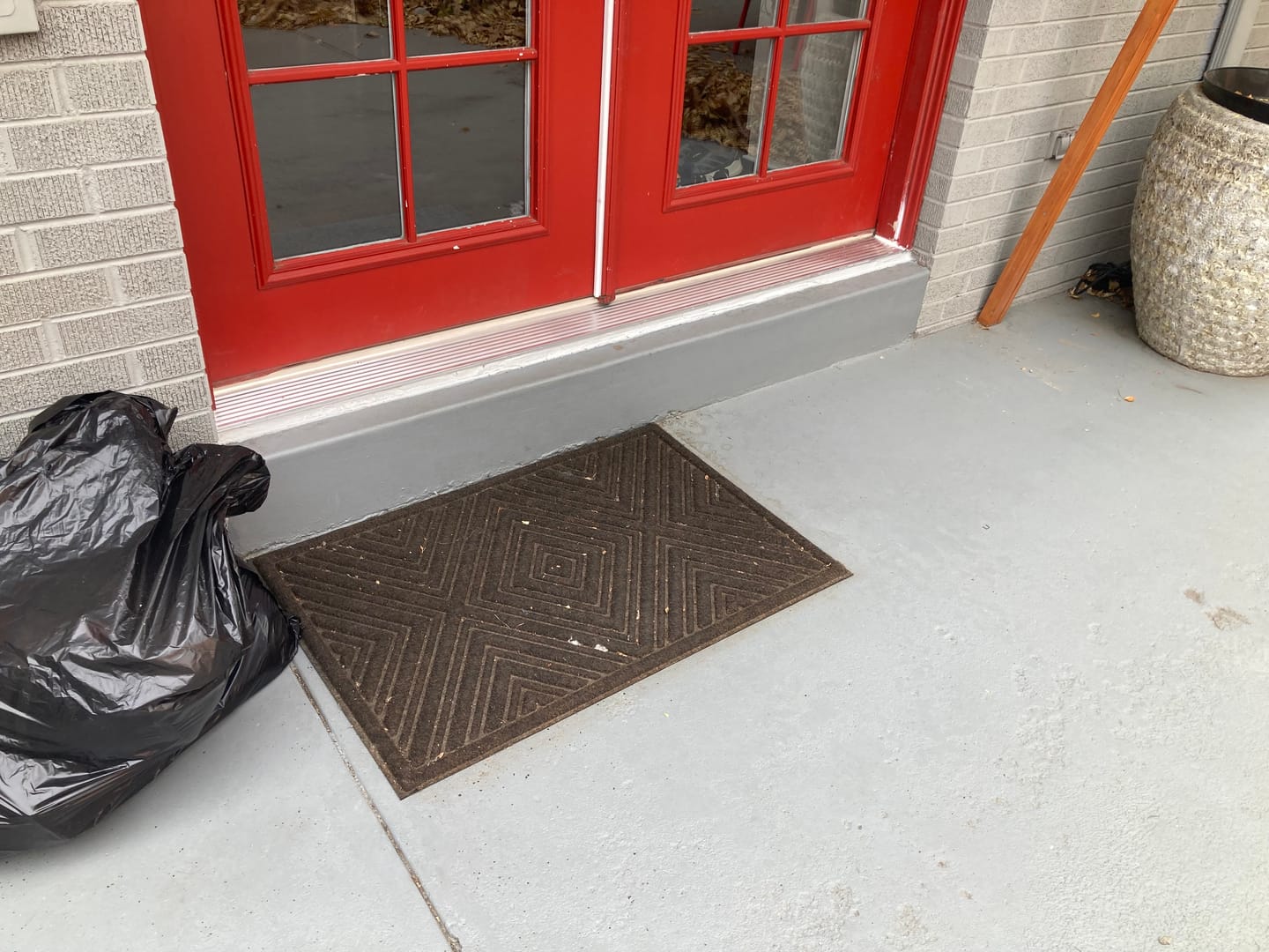 Customer photo review of 72" x 6" Inswing Threshold