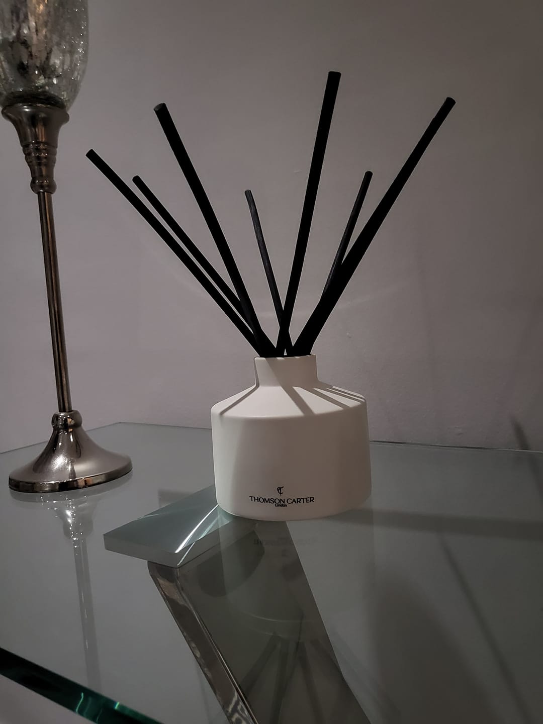 Customer photo review of Smoke & Mirrors | Ceramic Reed Diffuser