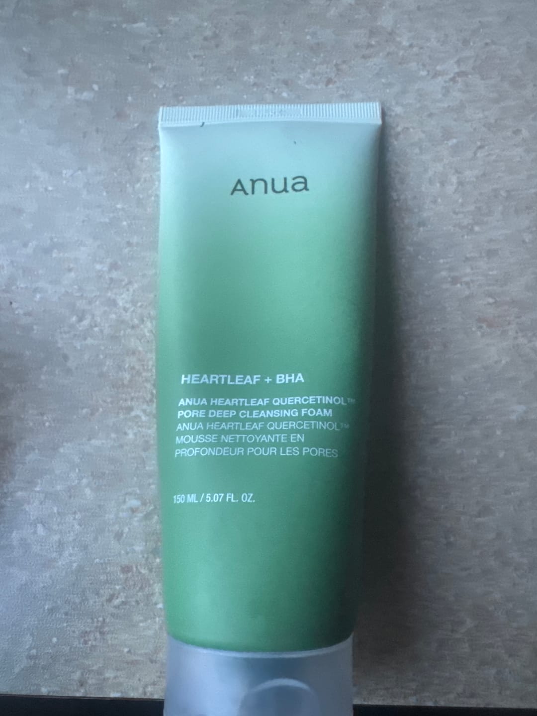 Customer photo review of Putiņas dziļai sejas mazgāšanai un attīrīšanai Anua Heartleaf Quercetinol Deep Pore Cleansing Foam
