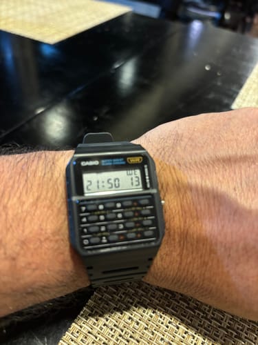 Customer photo review of Reloj Calculadora Casio Vintage CA-53W-1Z Negro