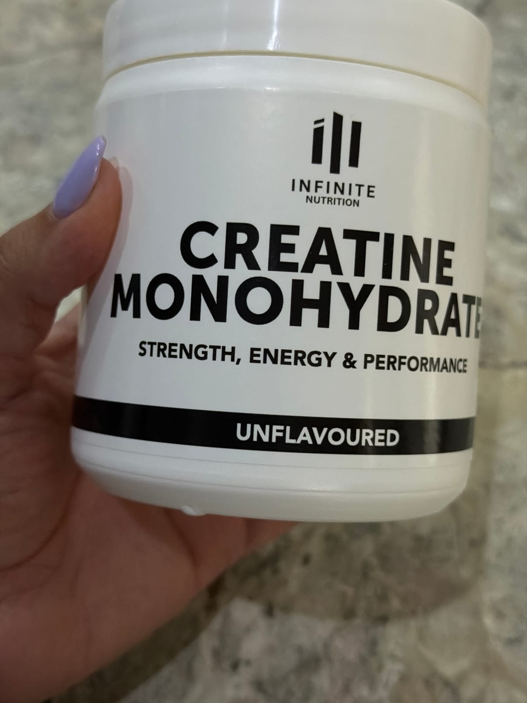 Customer photo review of Creatine Monohydrate