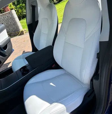 Customer photo review of Nappa Vegan Leather Full Seat Covers for Tesla Model 3/Y/S/X