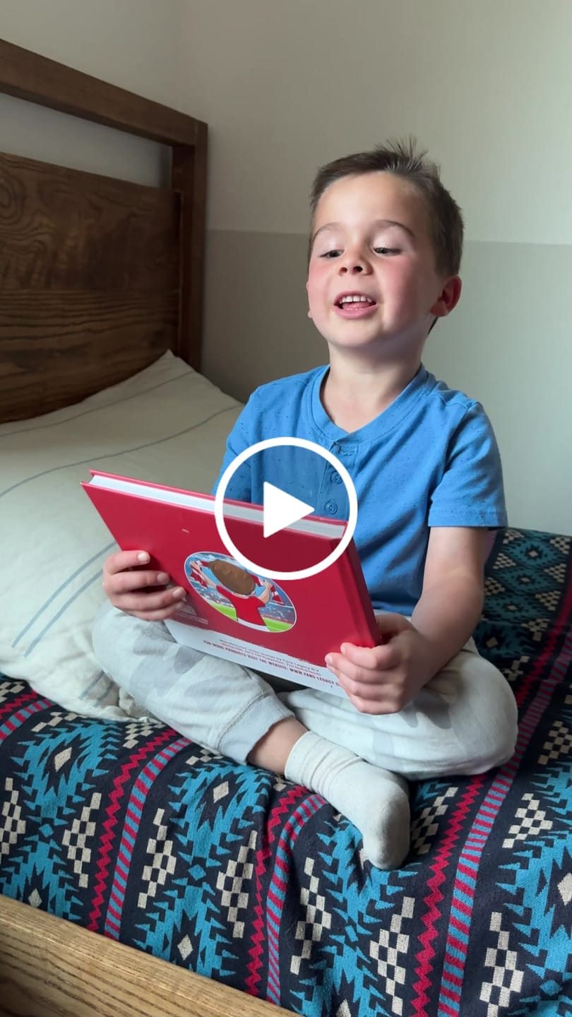 Customer video review of LFC Personalised Book