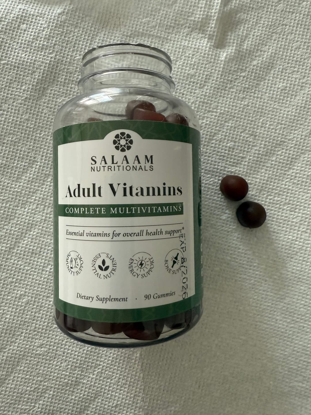 Customer photo review of Halal Adult Multivitamin Gummies - Complete Nutrition with Essential Vitamins - 90 Count