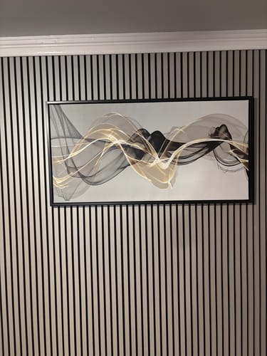 Customer photo review of GOLDEN SMOKE CANVAS