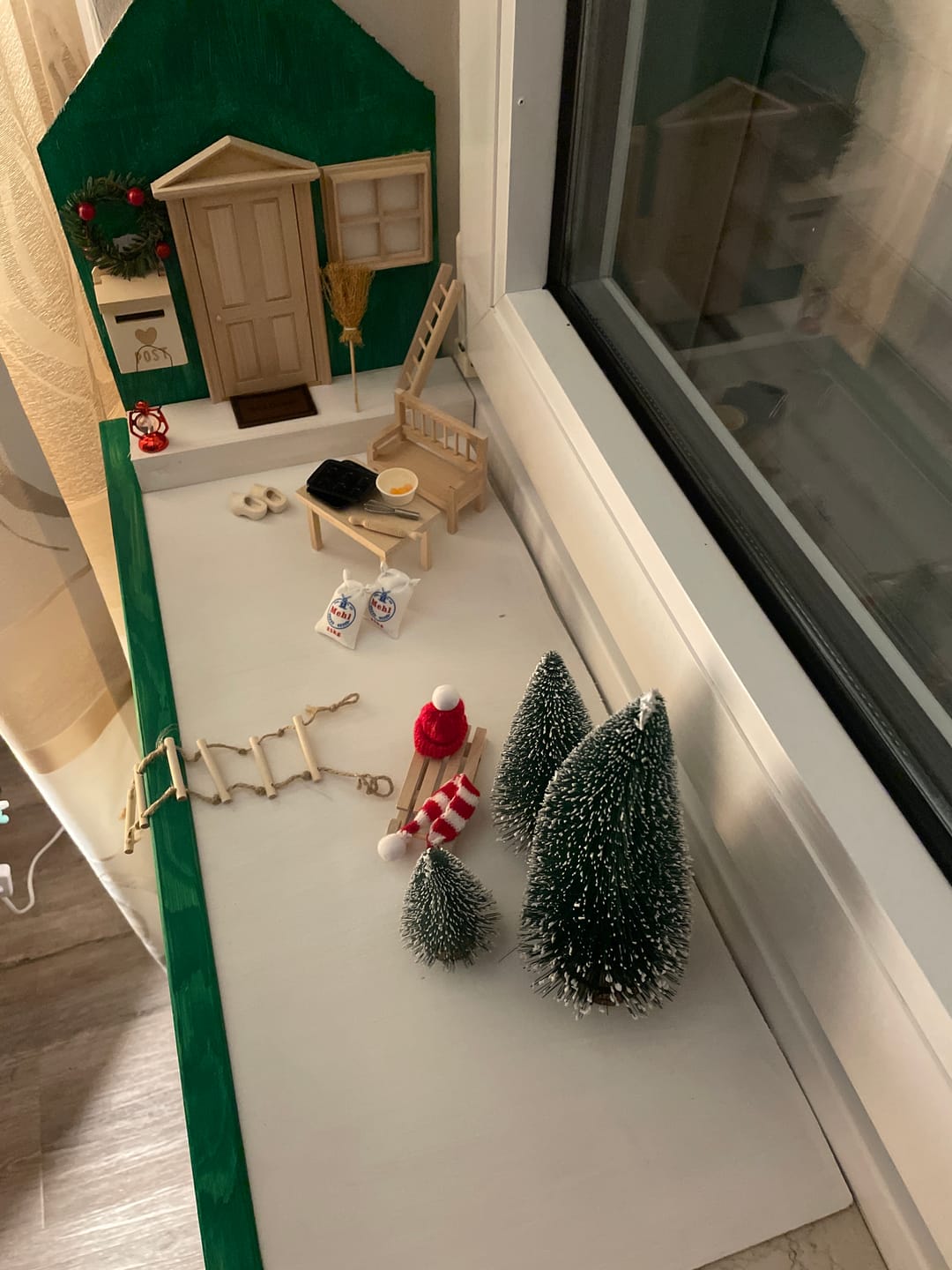 Customer photo review of Wichteltür Premium Set - das Rundum Sorglos Paket + Backset und Baustelle