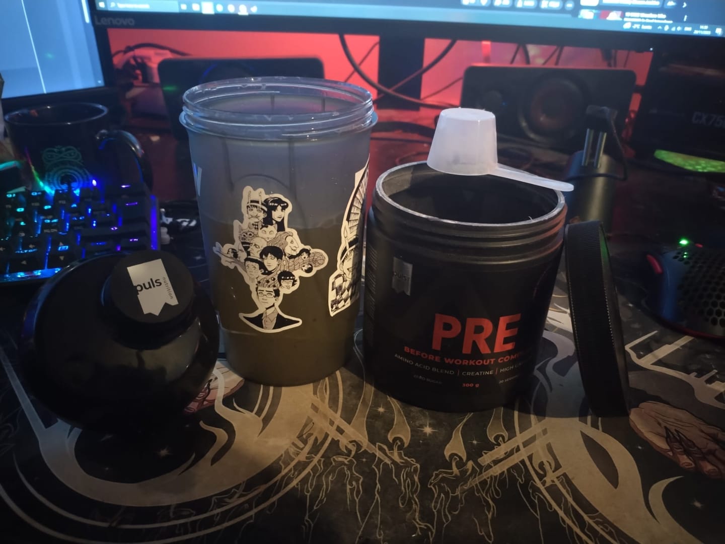 Customer photo review of PRE-WORKOUT COMPLEX Orange 300g