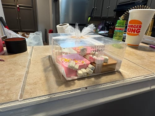 Customer photo review of Merckens Super White Chocolate Melts Bulk - 4LBS