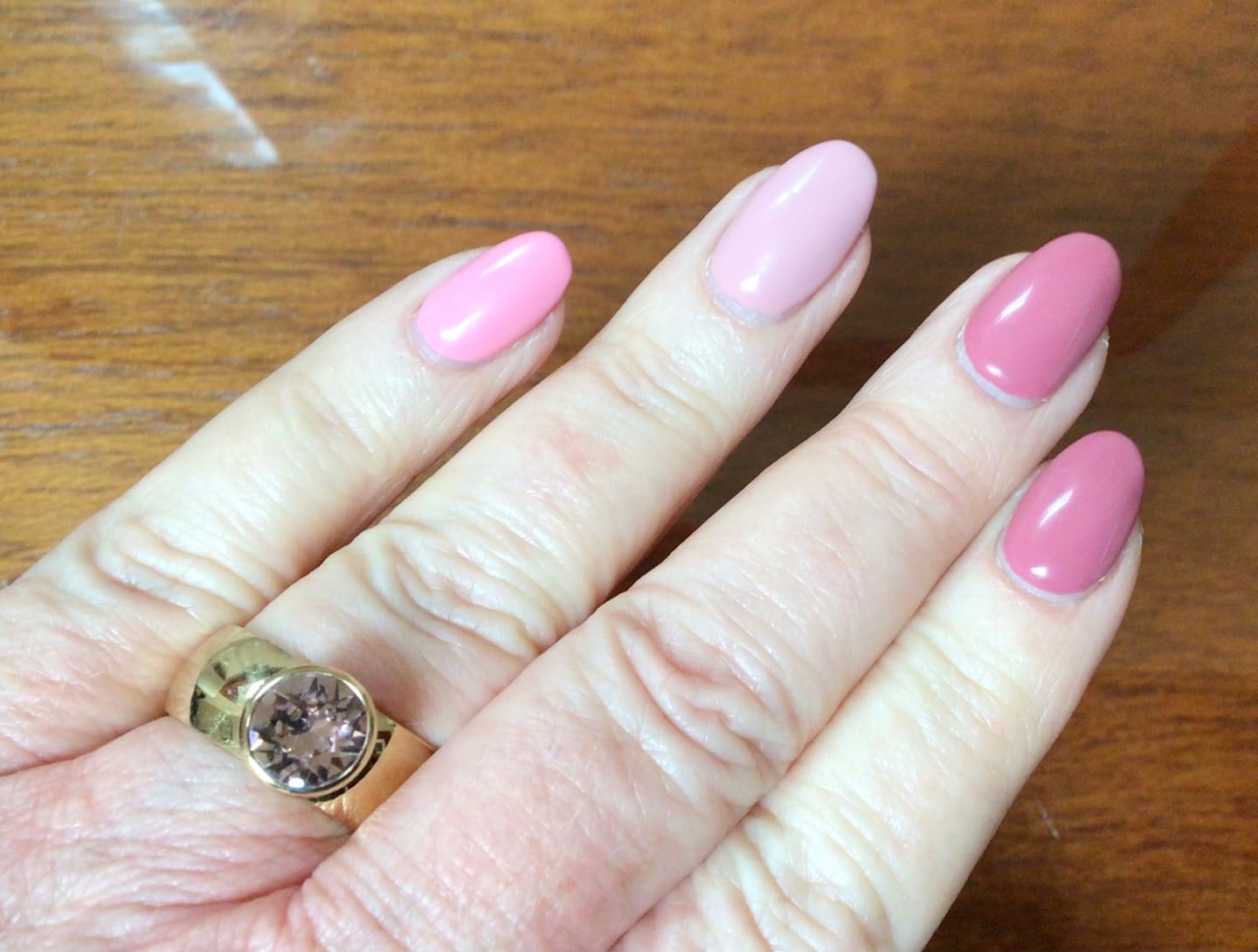 Customer photo review of Basic Ring Big in Gold