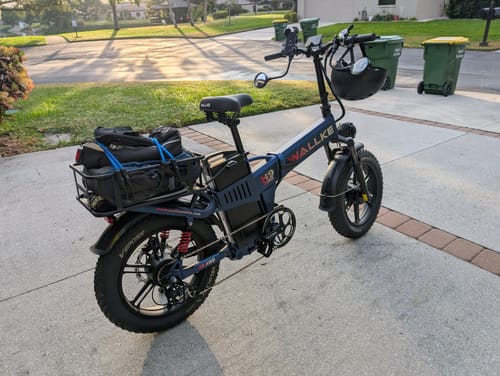 Customer photo review of Wallke H9 AWD | 3200W Folding Ebike 60/82Ah Battery