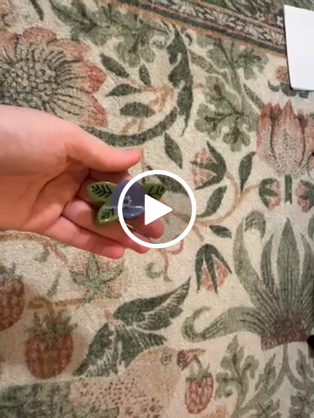 Customer video review of Mini Blueberry Hair Claw Clip