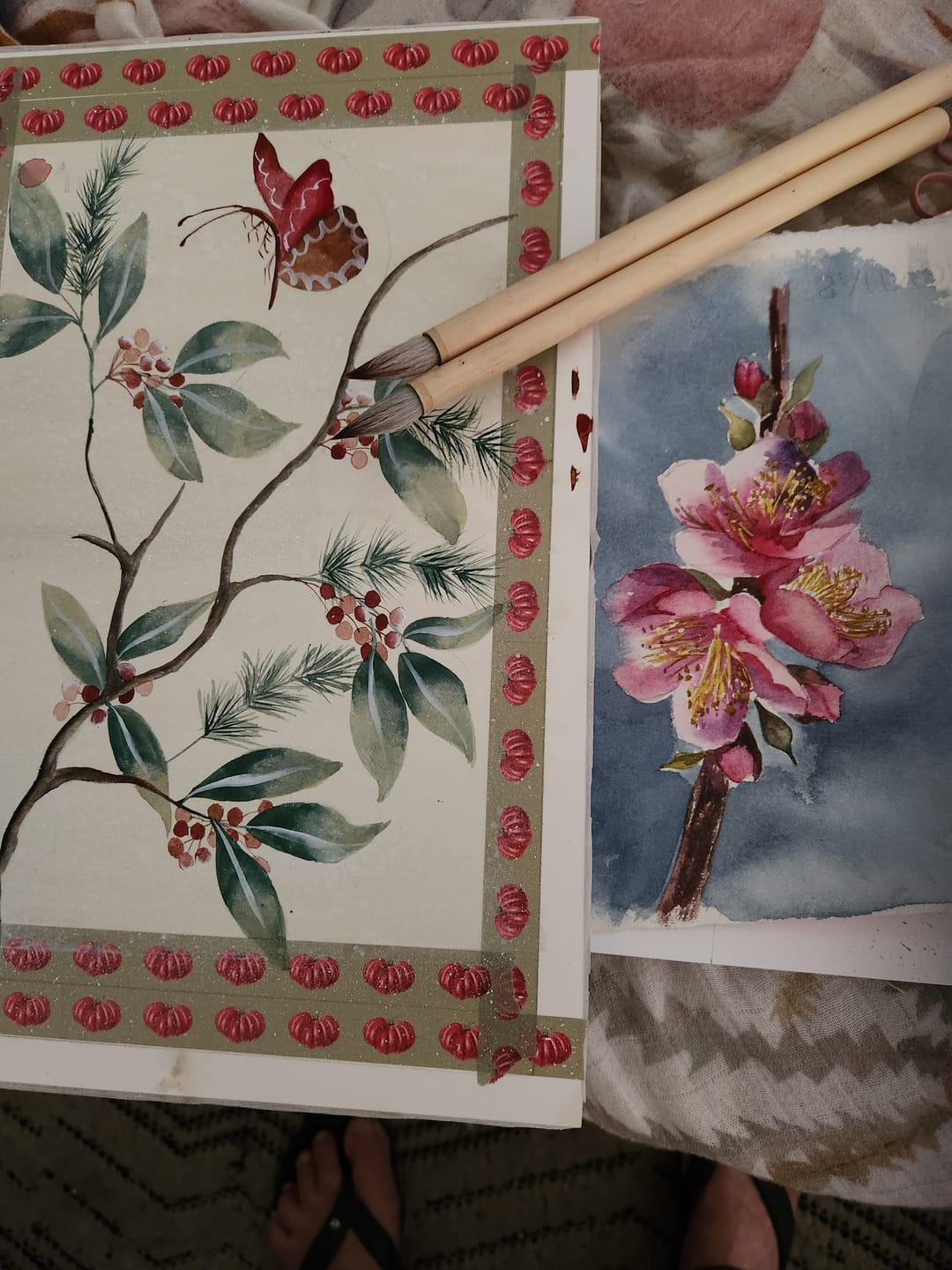 Customer photo review of Chinoiserie Brush Set of 3
