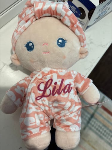 Customer photo review of Personalized Pudding Baby Girl - Light