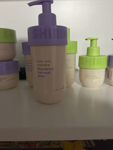 Customer photo review of Body Milk Creamy Blueberry Caramel Bliss