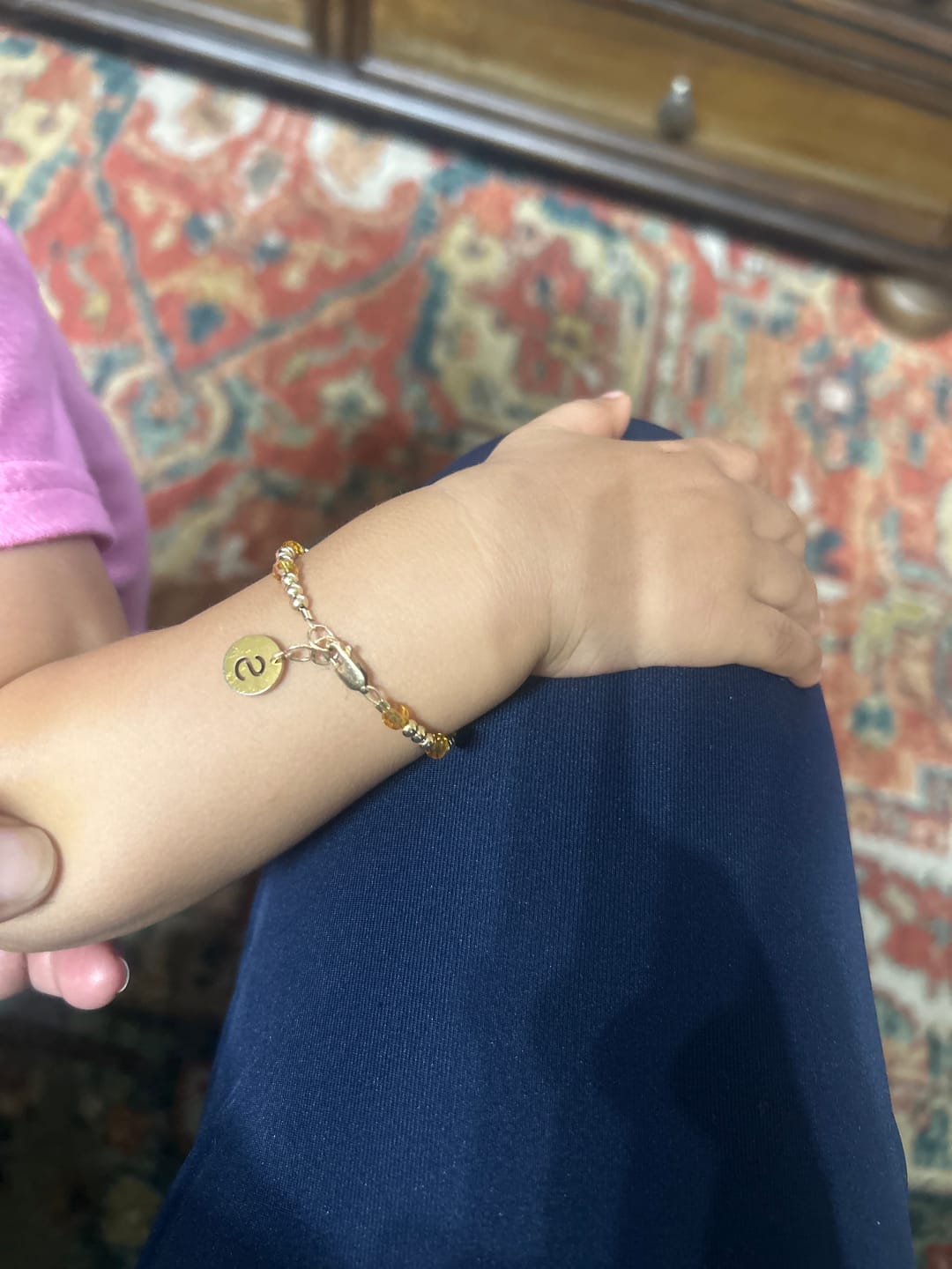 Customer photo review of Initial Charms (10mm)
