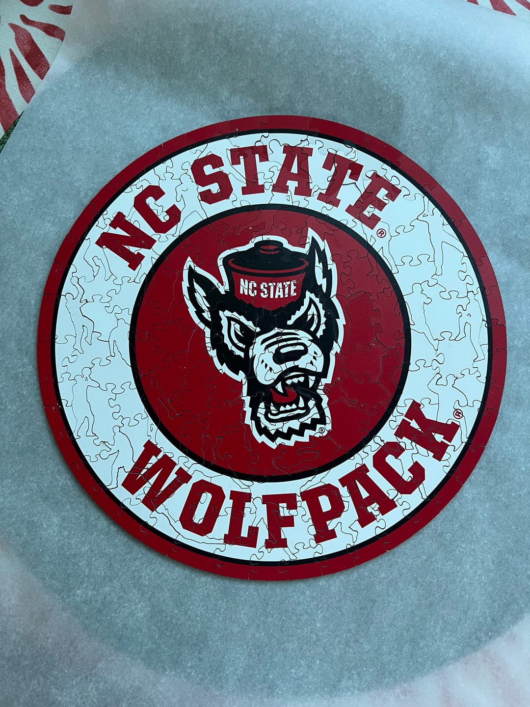 Customer photo review of North Carolina State University - Wooden Puzzle