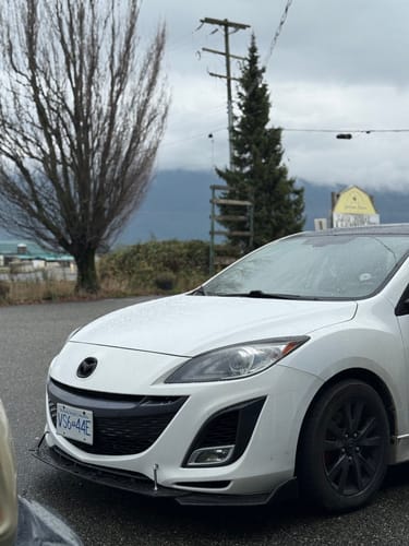 Customer photo review of Front Lip Splitter - 2009-2013 Mazda 3 2nd Gen Sedan / Hatchback