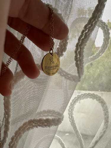 Customer photo review of Necklace: Newborn