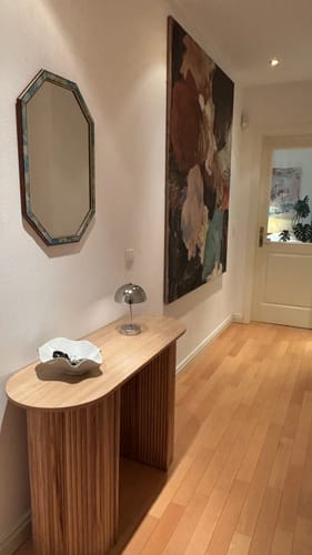 Customer photo review of PIREUS - Console en bois coloris naturel
