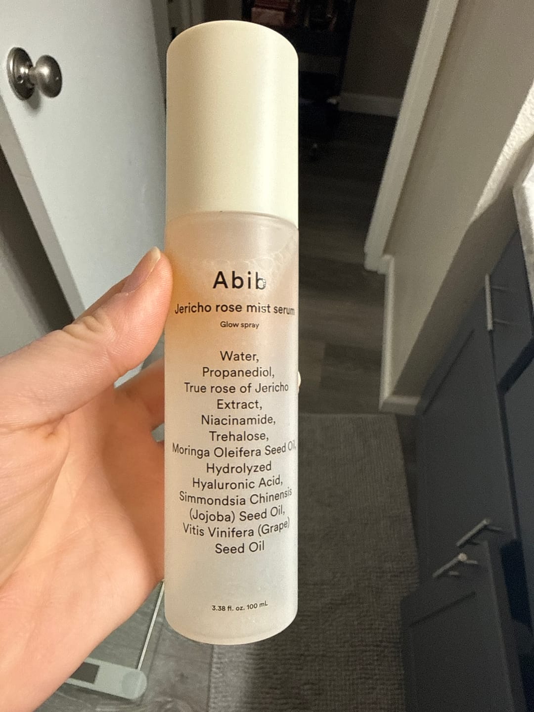 Customer photo review of Jericho rose mist serum Glow spray