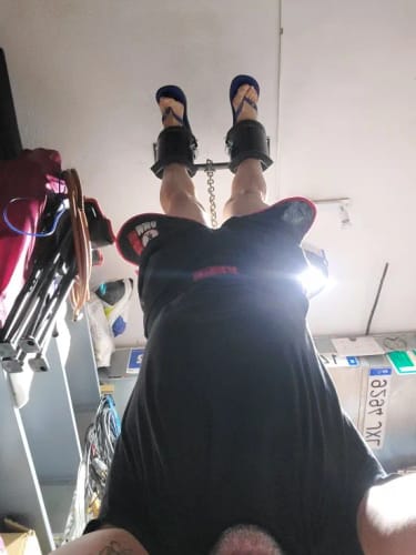 Customer photo review of Therapy Anti Gravity Inversion Boots