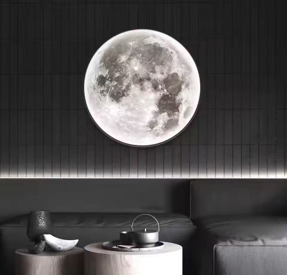 Customer photo review of WOMO Mond/Erde Runde Wandleuchte-WM6102