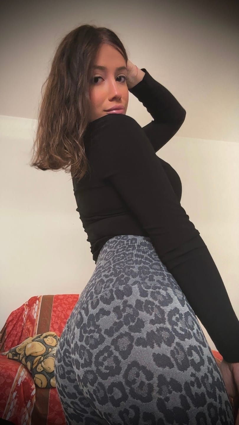 Customer photo review of Leggings Push Up Wild Essence BambùFIR Grigio Chiaro