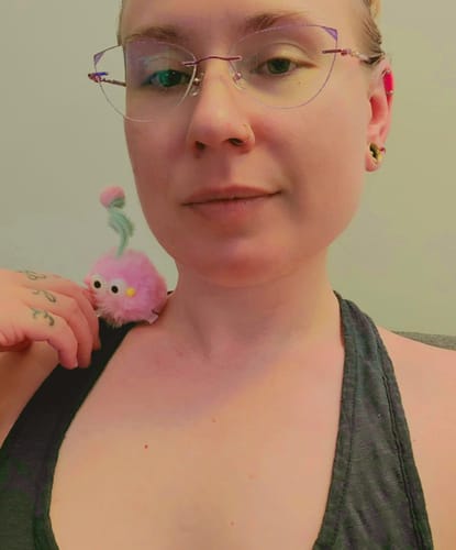 Customer photo review of Jenna Eyeglasses