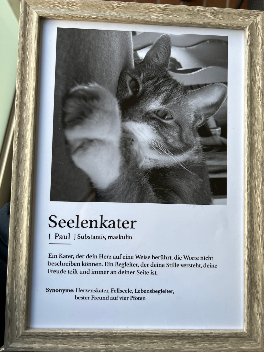 Customer photo review of Definition Seelentier - Individuelles Poster