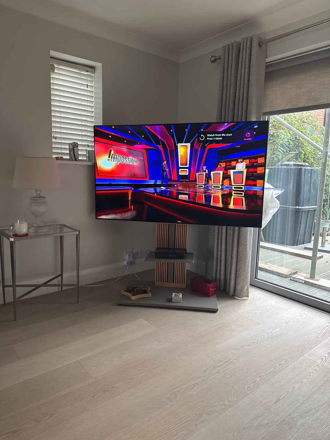 Customer photo review of ZEN FT88 Floor TV Stand