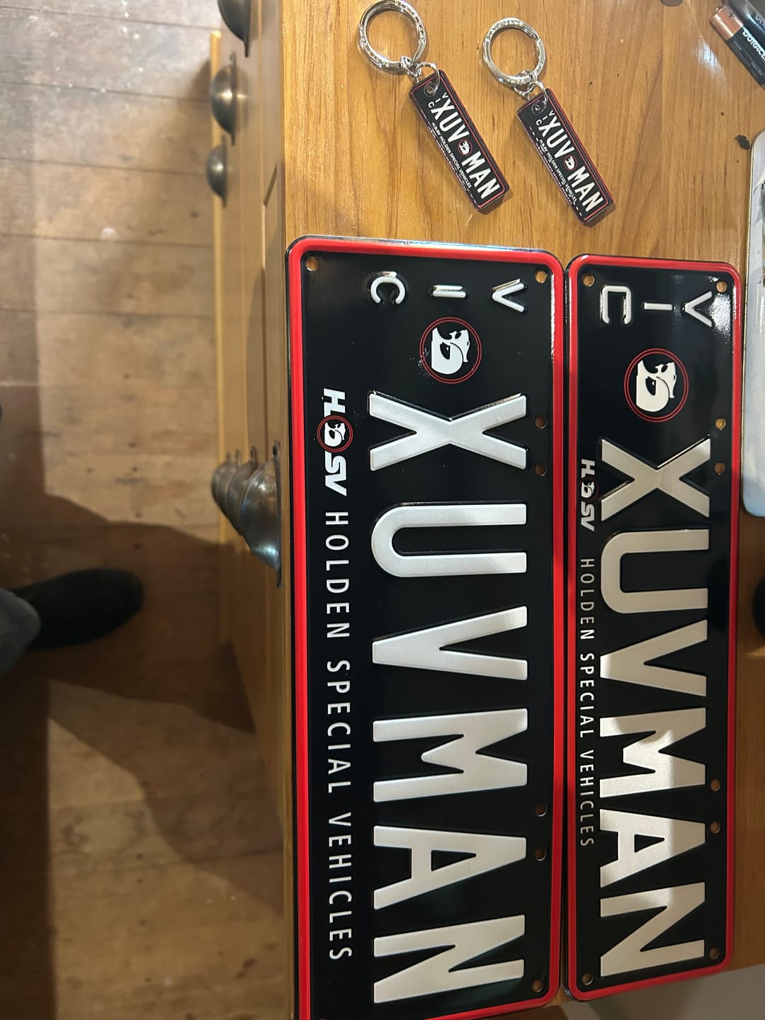 Customer photo review of VIC HSV Licence Plate Custom Keychain