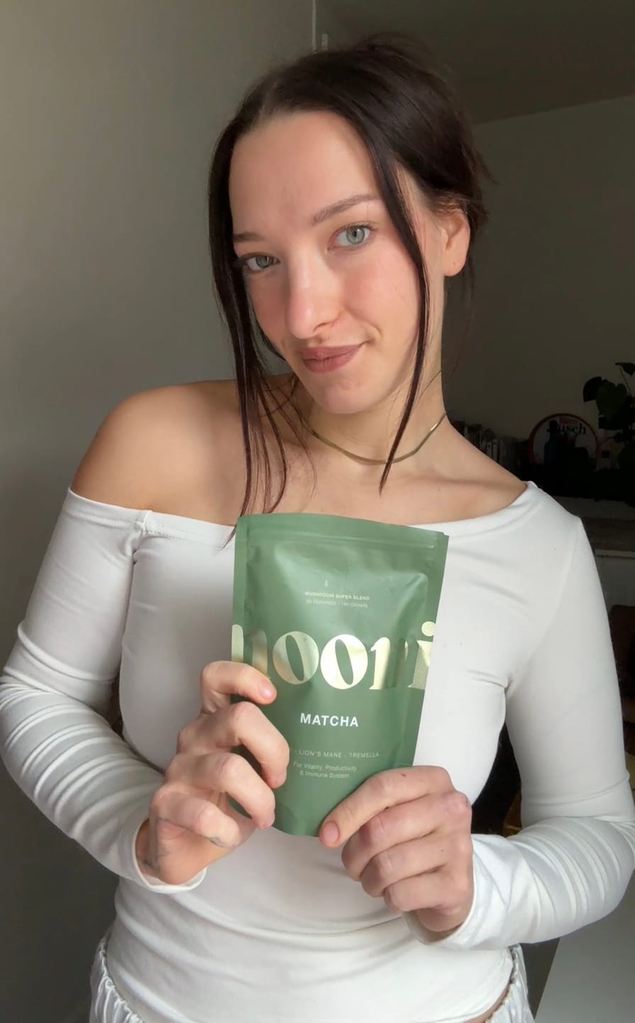 Customer photo review of Nooni Paddenstoelen Matcha