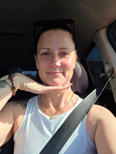 Customer photo review of Peptide Collagen Moisturiser with Hyaluronic Acid