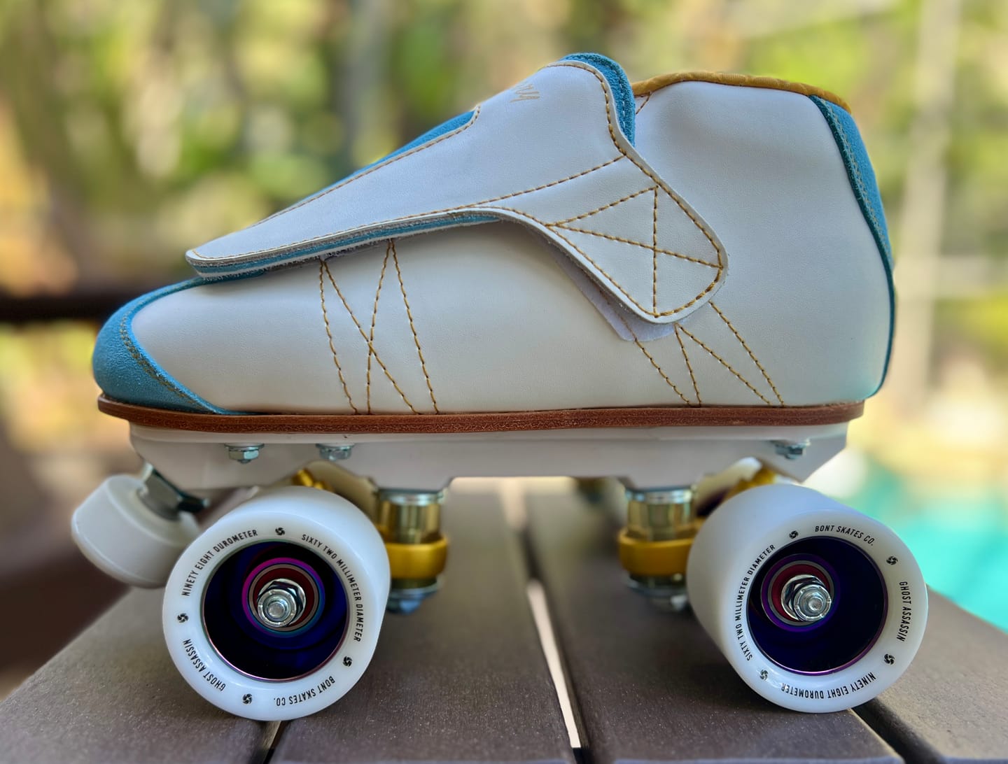 Customer photo review of Ghost Assassin Indoor & Jam Roller Skate Wheels