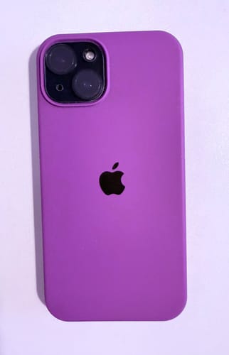 Customer photo review of Husa Silicon pentru iPhone 14, New Purple