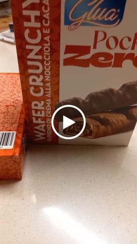 Customer video review of Wafer croccante con crema nocciola Pocket ZERO