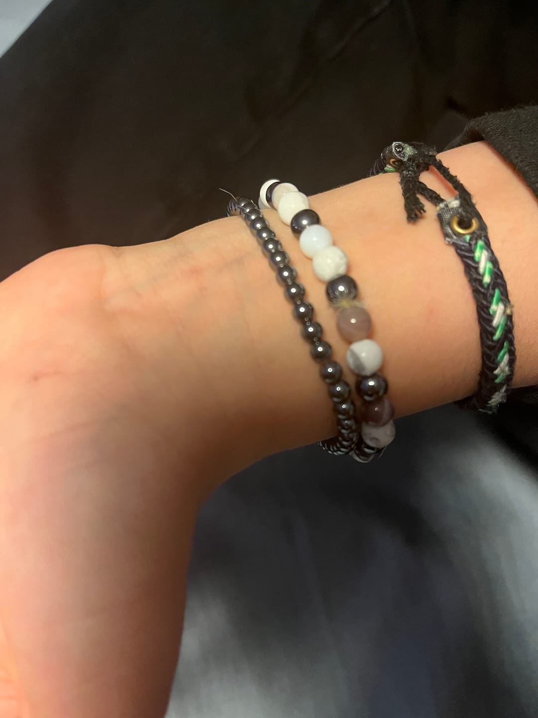 Customer photo review of Bracelet Hématite "Calme Interieur"