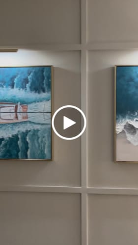 Customer video review of Modern Landscape Painting #ABAV558