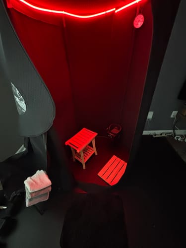 Customer photo review of The Sauna Pod 2.0