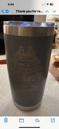 Customer photo review of 20oz Tumblers
