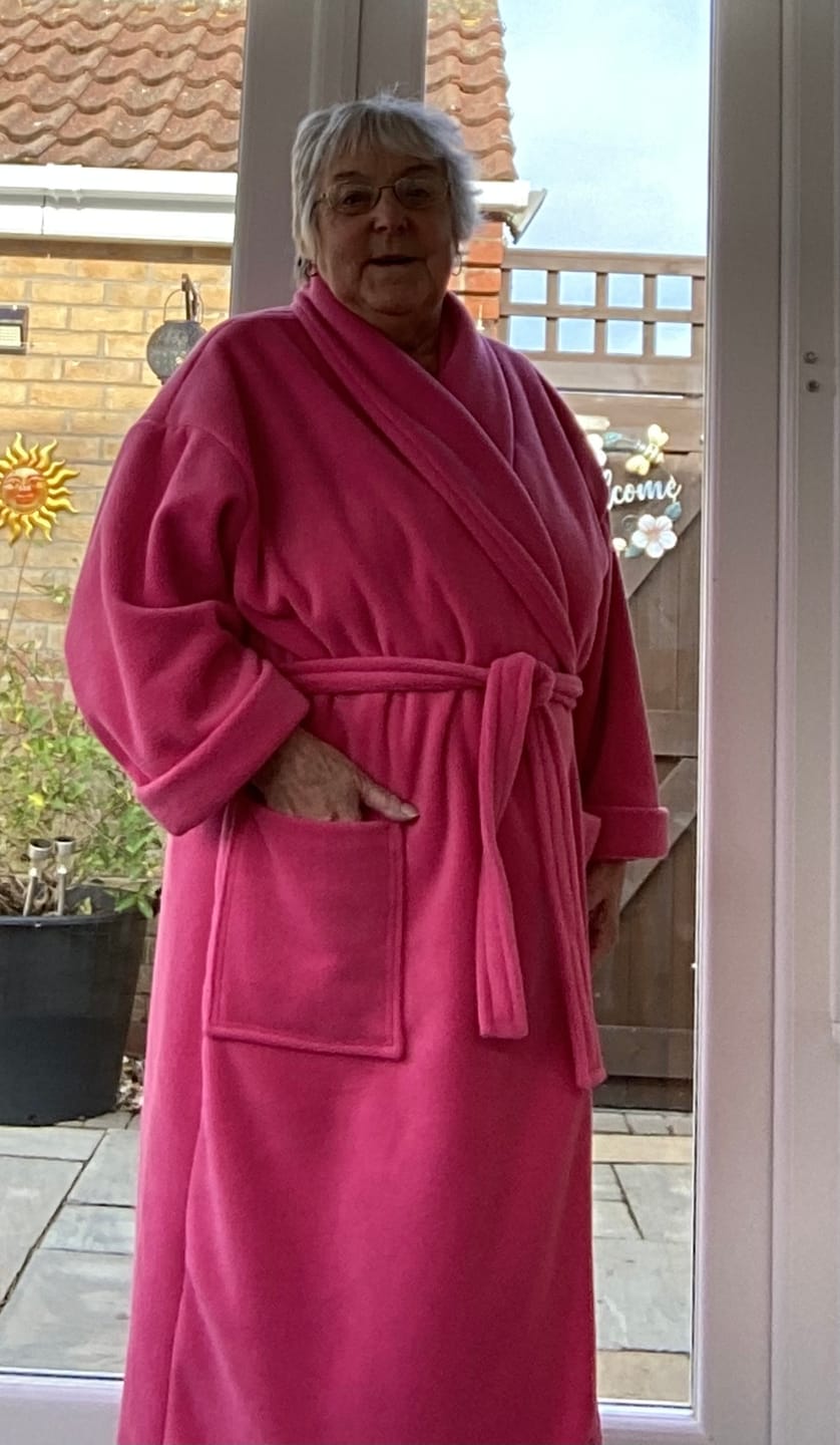 Customer photo review of Special Offer #2 - Plain Polar Fleece Fabric - 2 metre Pre-cut