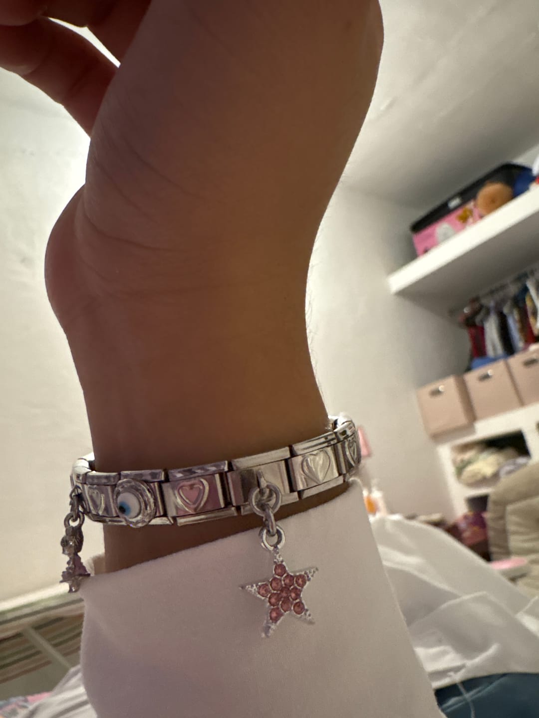Customer photo review of Charm Estrella Rosa