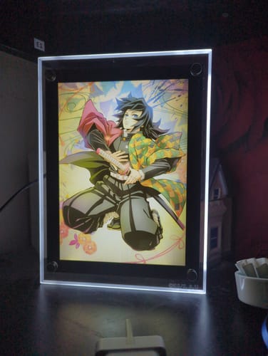 Customer photo review of Giyu LED Poster (Demon Slayer)