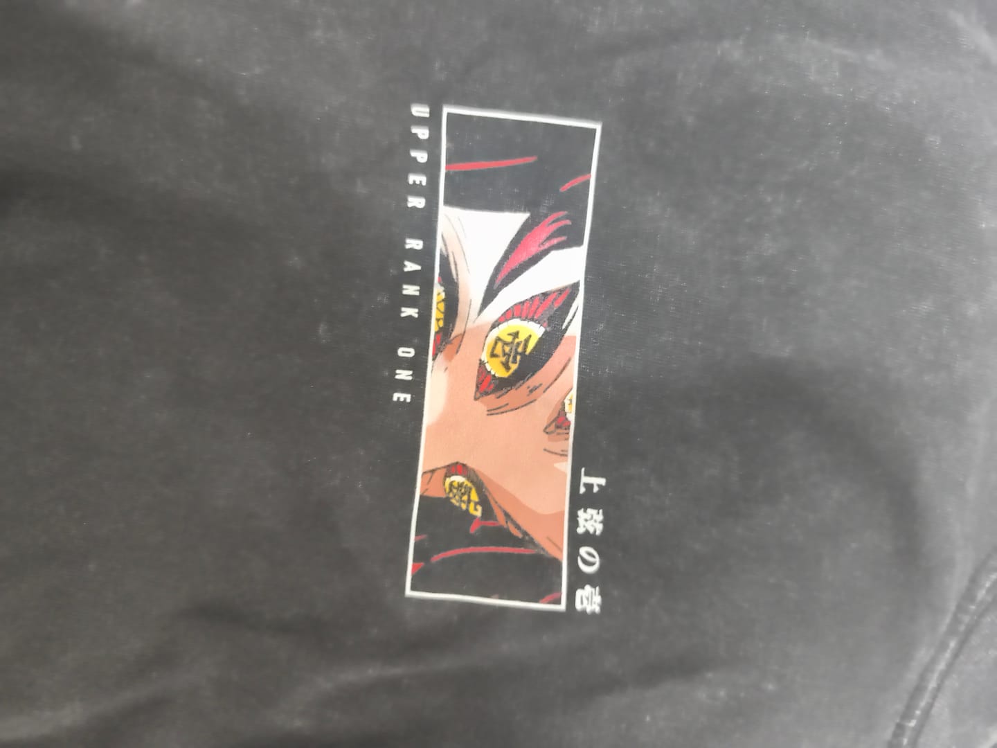 Customer photo review of Camisa Kokushibo - Kimetsu no Yaiba
