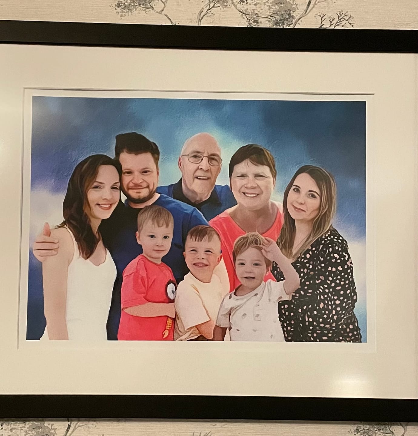 Customer photo review of Custom Family Photo Portrait