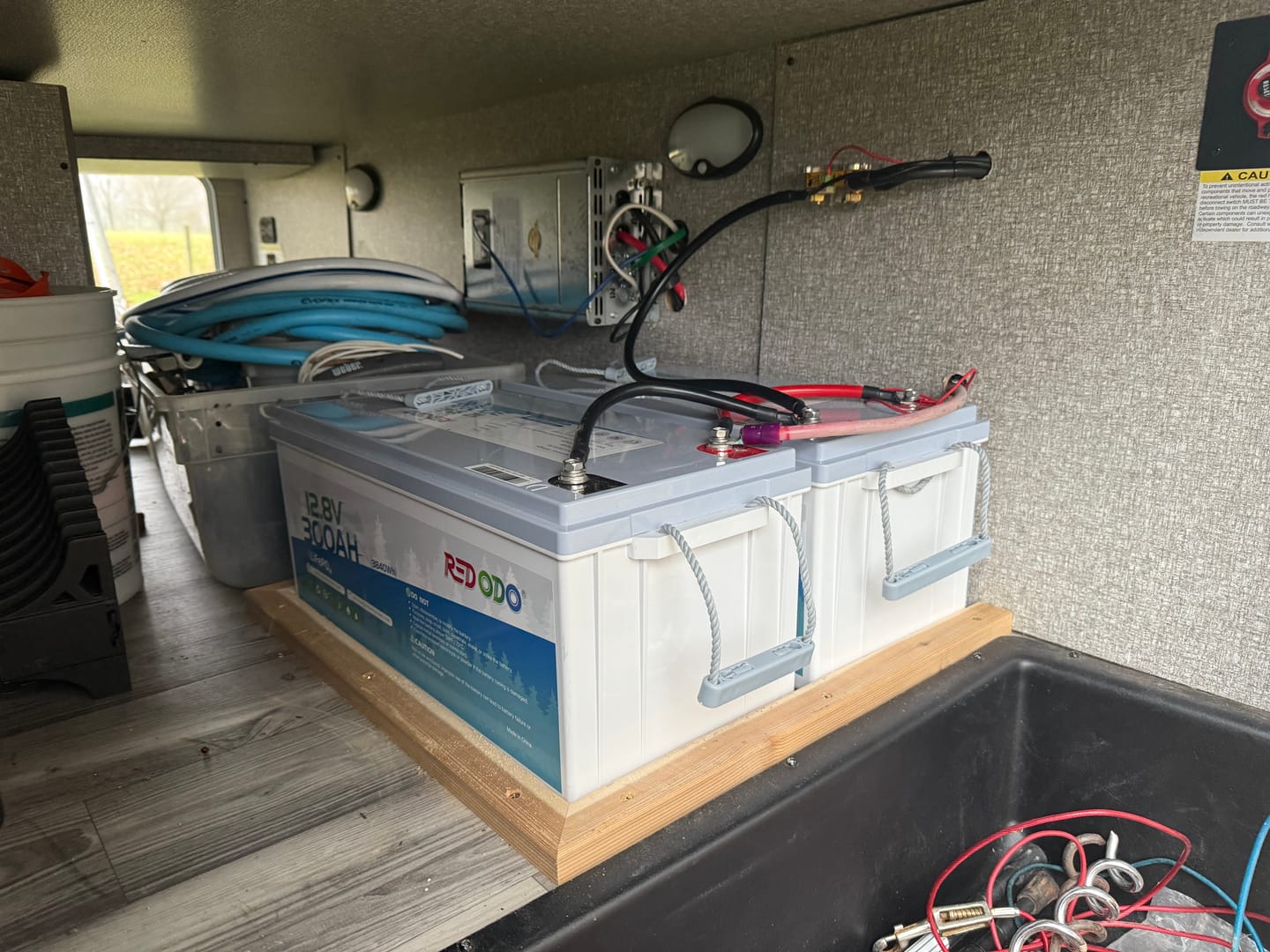 Customer photo review of 【Flash Price $437】Redodo 12V 300Ah Lithium LiFePO4 Battery | Replaces 6*12V 100Ah AGM Batteries | RV, Marine, Solar