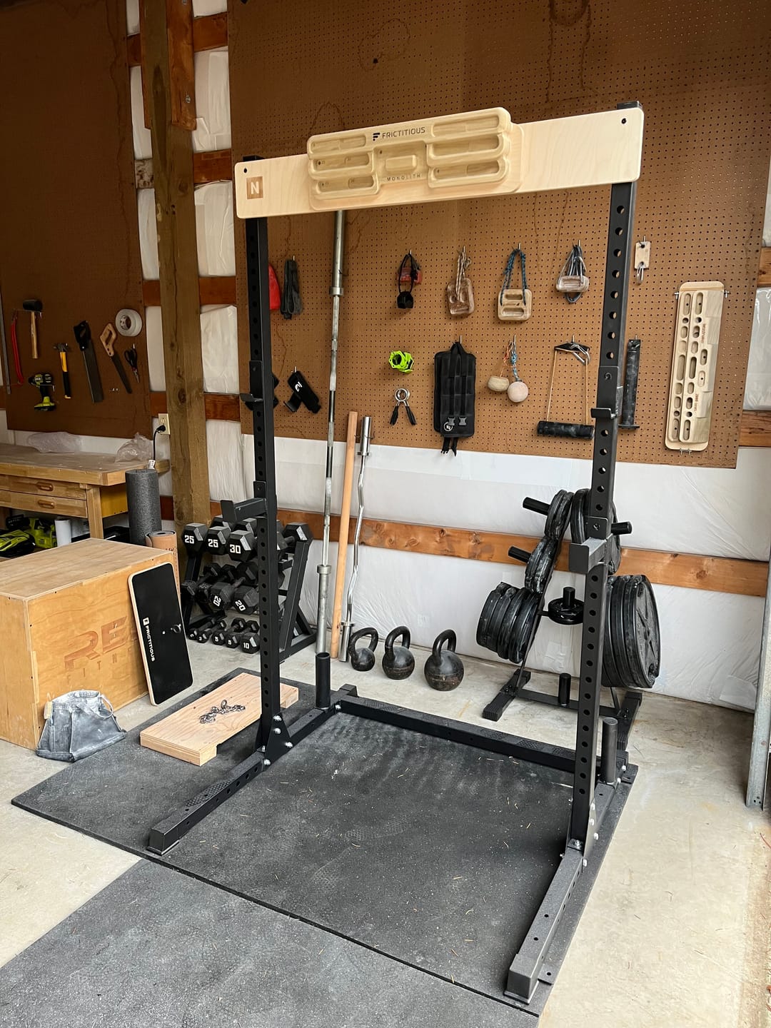 Customer photo review of Hangboard Swap Plate